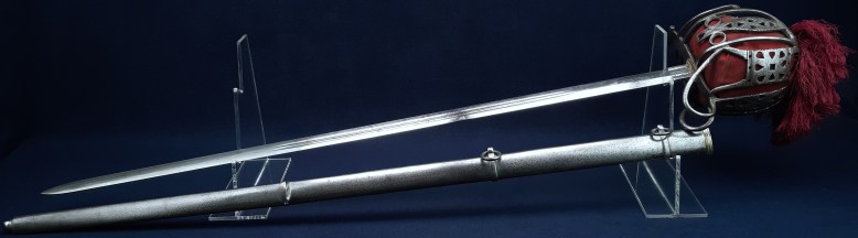 Scottish Victorian Basket Hilt Broadsword, 90th Highland Borderers Light Infantry 7